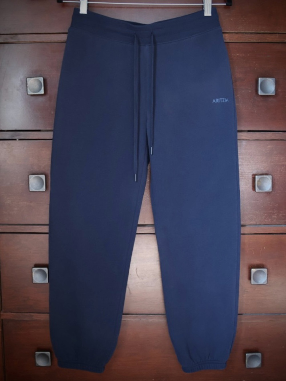 Aritzia Cozy Sweatfleece Snug Fit Jogger Navy Blue Size S